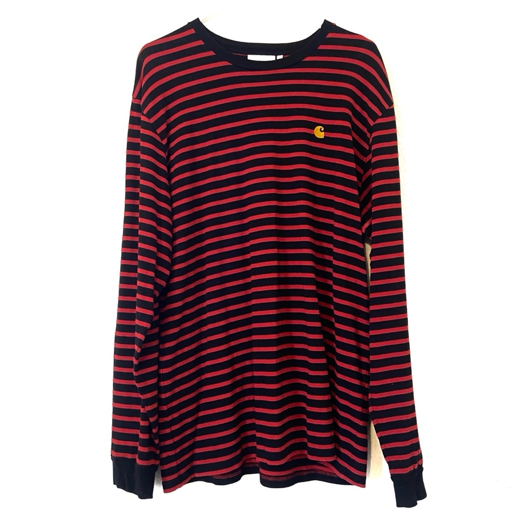 Carhartt Striped Long Sleeve Shirt Size XL